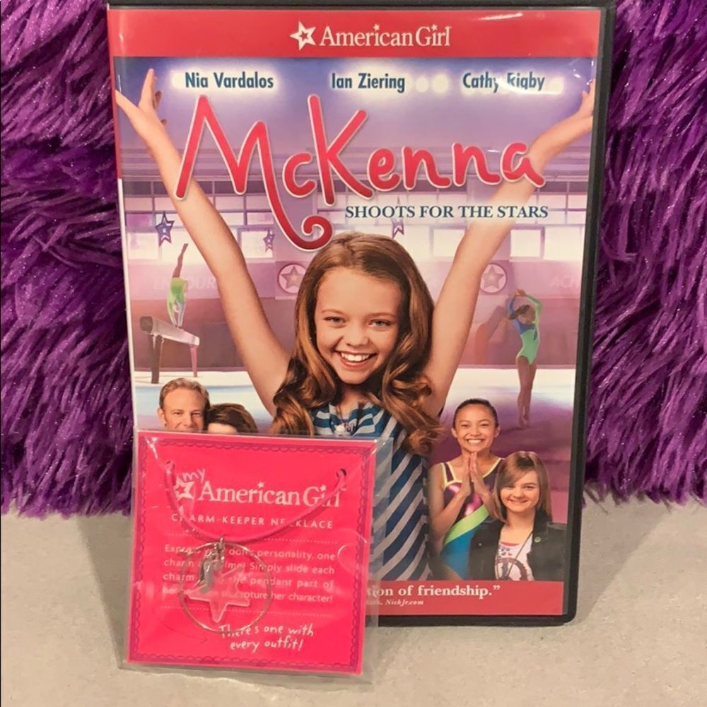 American Girl McKenna Movie &Charm keeper Necklace